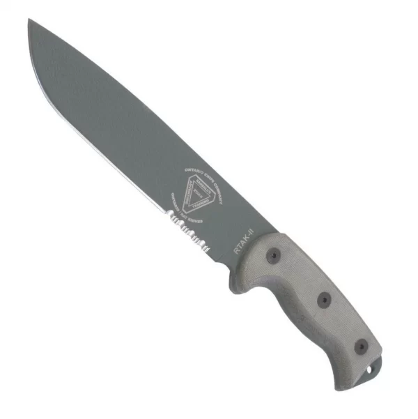 RTAK-1 serrated w/black sheath